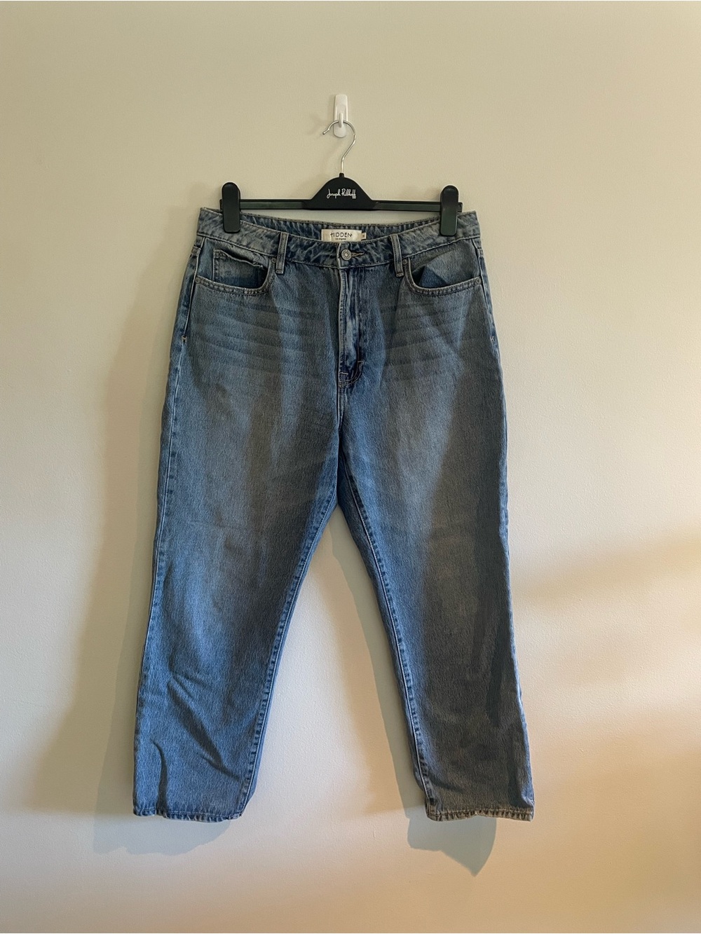 Hidden Relaxed Fit Women's Denim Jeans in Light Blue